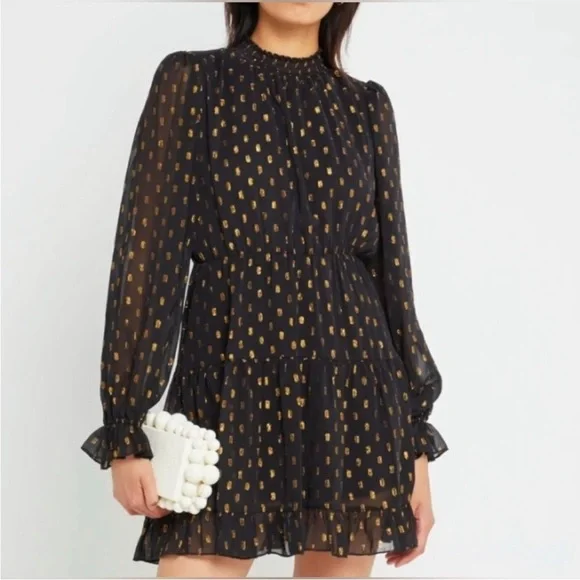 O.p.t. Ruffle Party Dress - Picture 1 of 7